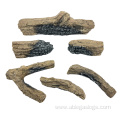 ABLE Ceramic Fiber Wood Outdoor Gas Logs